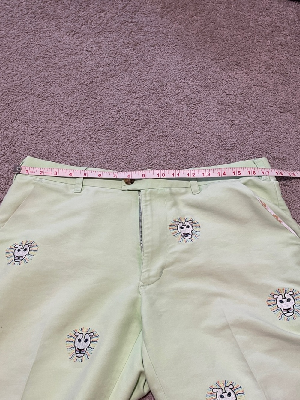 Limited Edition Loudmouth John Daly Lion Logo Golf Pants Mens - Picture 7 of 11